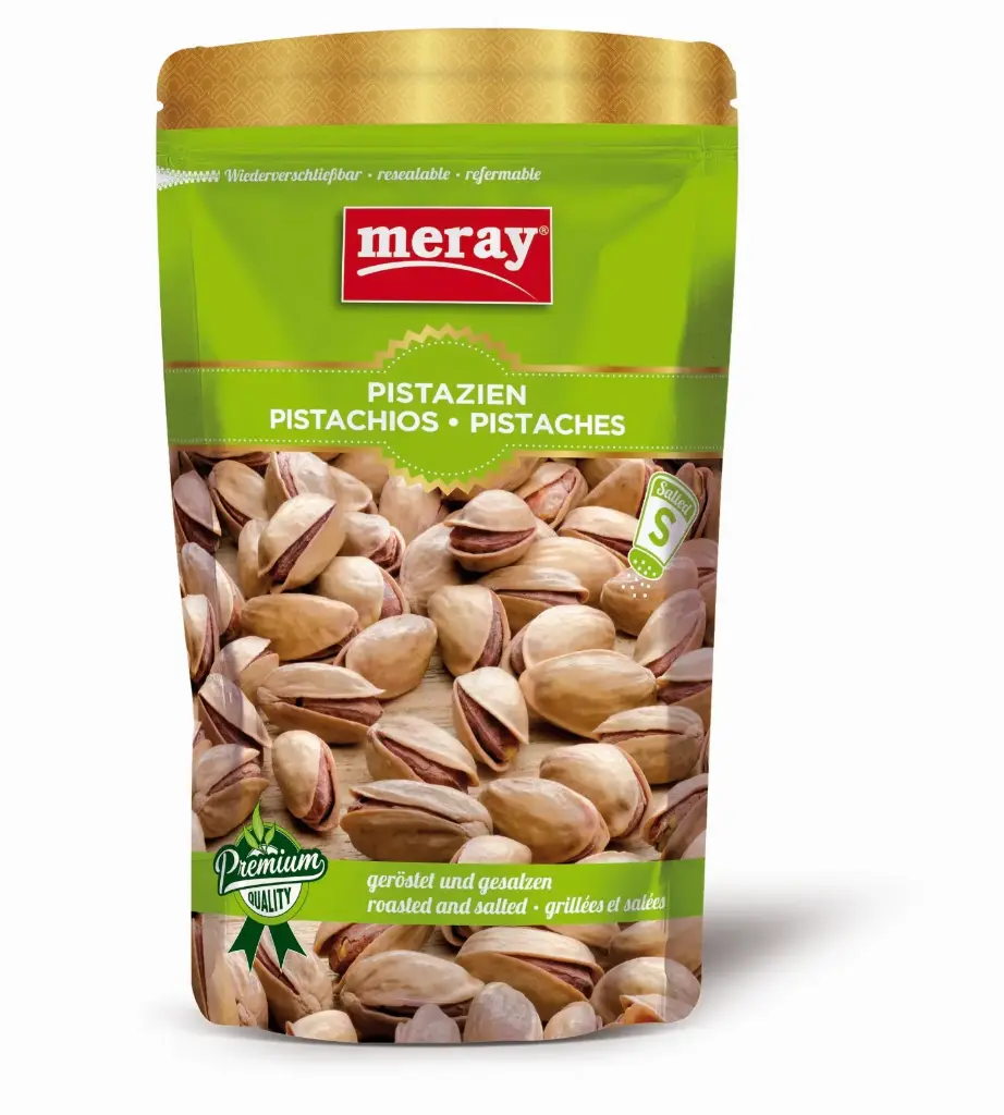 MERAY-PISTACHIOS IN SHELL ROASTED & SALTED 150 G