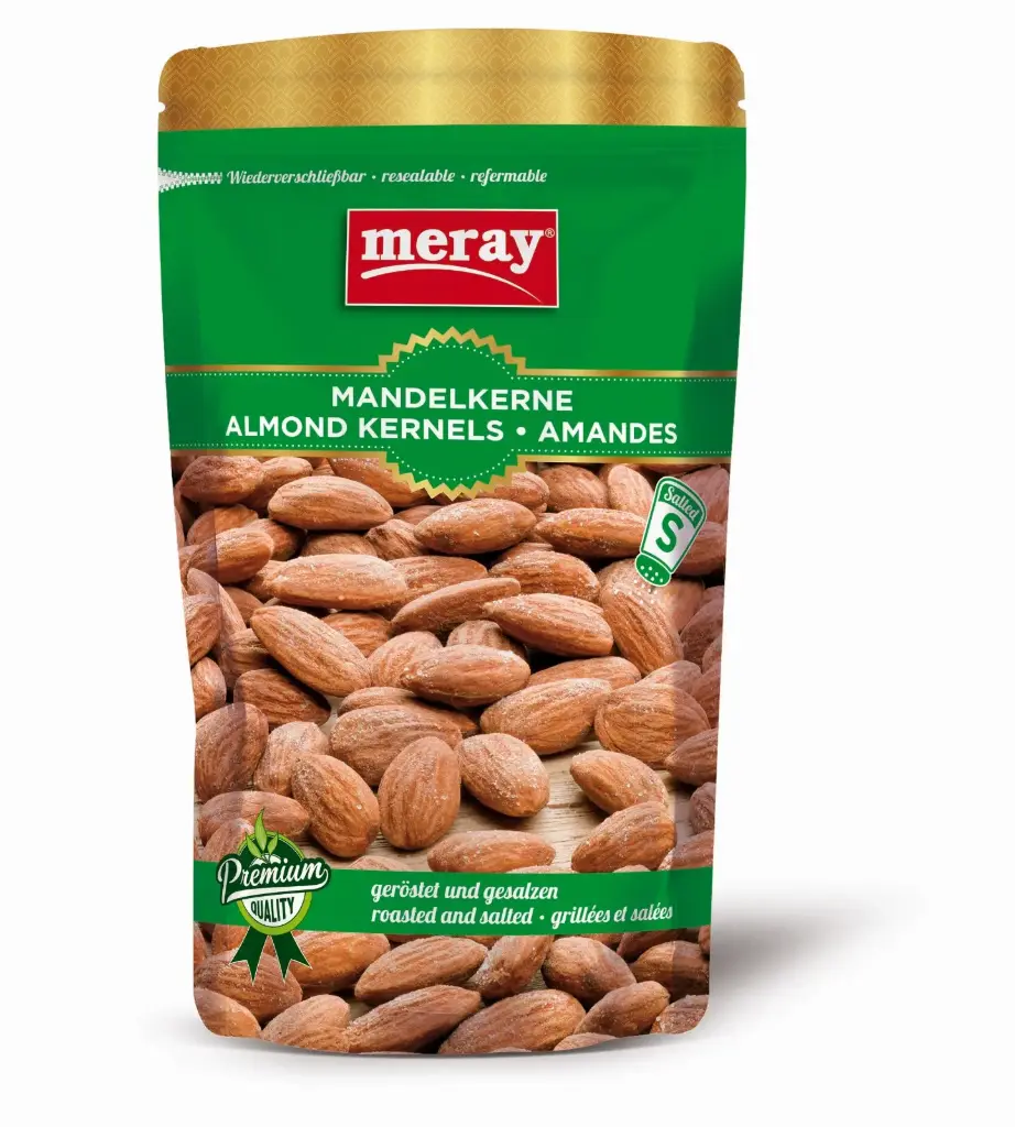 MERAY-ALMOND KERNELS ROASTED & SALTED 150 GRAM