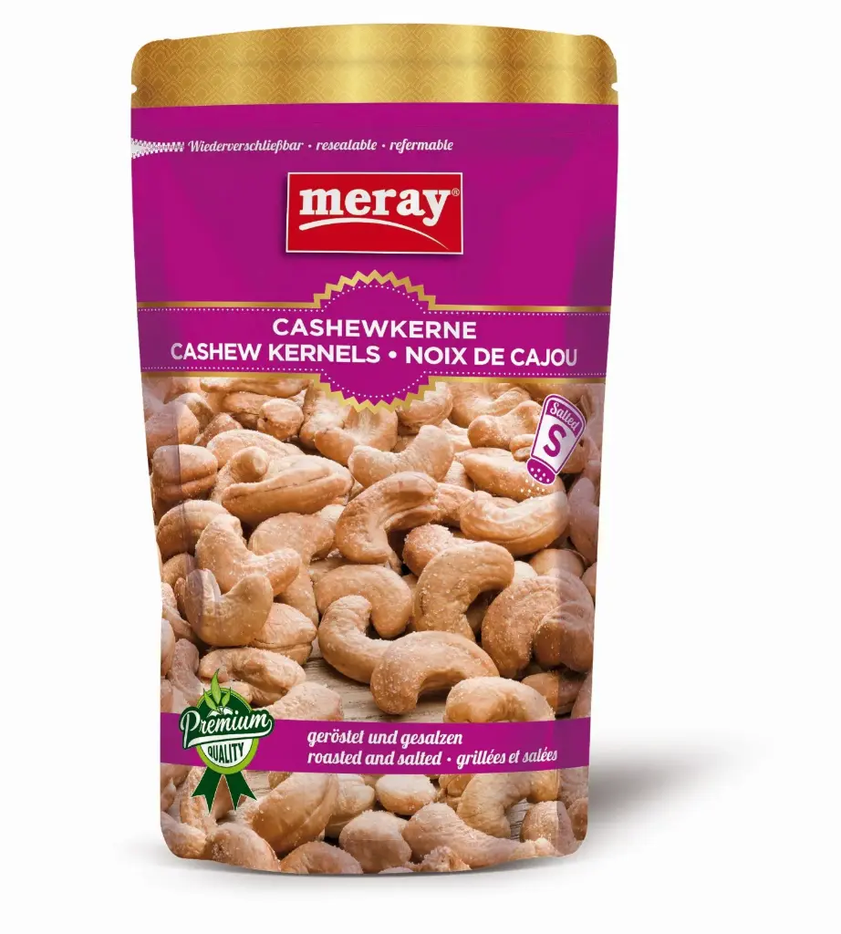MERAY-CASHEW KERNELS ROASTED & SALTED 150 GRAM