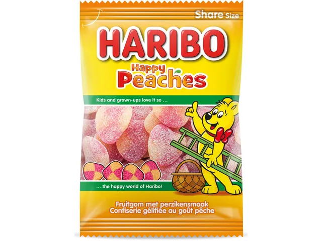 HARIBO HALAL PERZIKEN 100 GRAM