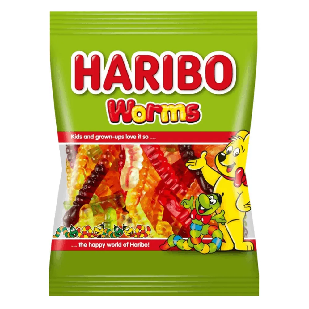 HARIBO HALAL WORMS 100 GRAM