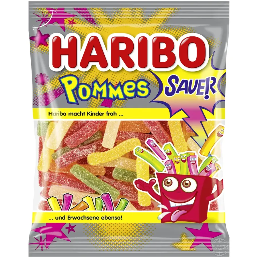 HARIBO HALAL ZURE FRIETJES 100 GRAM