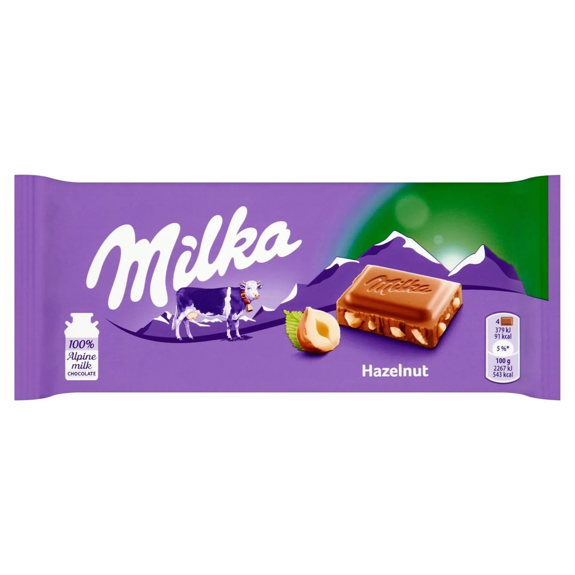 MILKA HAZELNOOT 80 GRAM