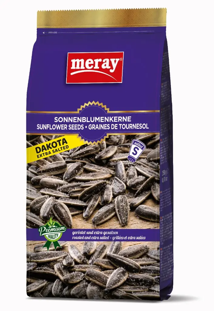 MERAY SUNFLOWER SEEDS DAKOTA ROASTED & EXTRA SALTED 250 GRAM